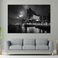Elbphilharmonie Hamburg Skyline schwarz weiß  Architektur Wandbild