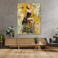 Elegante Retro Marilyn Kunstwerk Wandbild