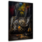 Exklusive Designer Tasche in stilvoller Luxus Kunst Wandbild