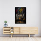 Exklusive Designer Tasche in stilvoller Luxus Kunst Wandbild