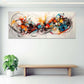 Farbige Komposition abstrakter Formen Design Wandbild