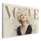 Fashion Marilyn Porträt Abstract Style Wandbild