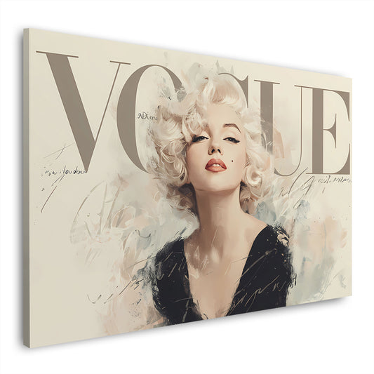 Fashion Marilyn Porträt Abstract Style Wandbild