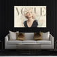 Fashion Marilyn Porträt Abstract Style Wandbild