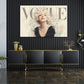 Fashion Marilyn Porträt Abstract Style Wandbild