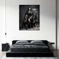 Femme Fatale Modefotografie Frau mit Hunden modern Wandbild