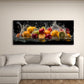 Frisches Obst Zitronen Orangen Beeren Kunst Wandbild