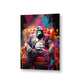 Gorilla im Anzug – Acrylglas mit Glaseffekt