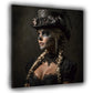 Gothic Stil La Catrina Make-up Totenkopf Frau Wandbild