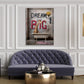 Graffiti Dream Big Badezimmer mit Giraffe Street Art Wandbild