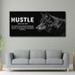 Hustle Definition Ausdauer Geschwindigkeit Wolf Wandbild