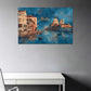 Italien Venezia Skyline mit Gondel Historische Architektur Wandbild