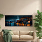 Detailansicht Köln Wandbild mit Dom, Brücke und Spiegelungen