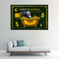 Kreditkarte Duck Reichtum Geldbad Motivation Wandbild