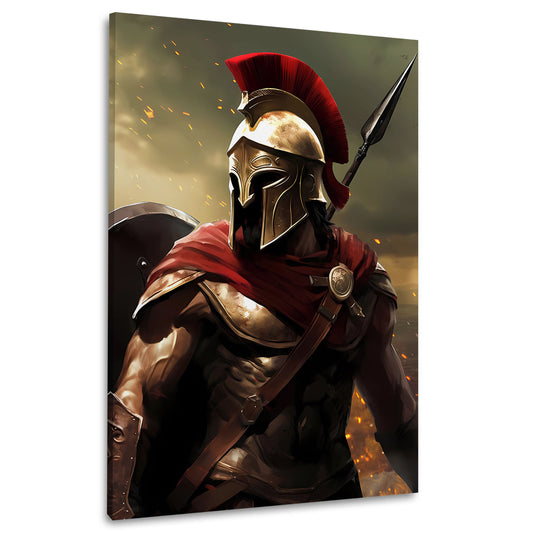 Krieger Antike Schlacht epischer Held Wandbild