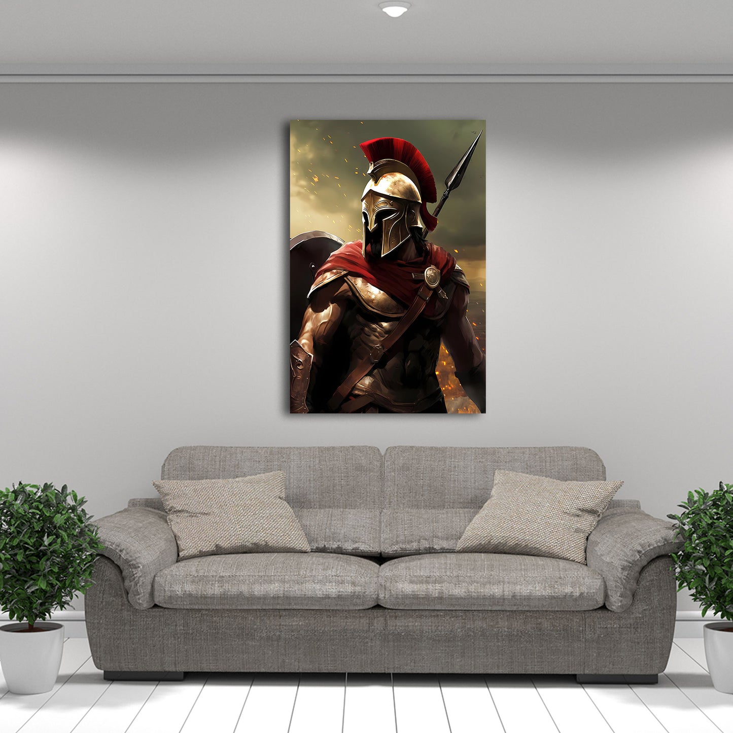 Krieger Antike Schlacht epischer Held Wandbild