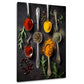Kulinarische Vielfalt Kochkunst Food Art Wandbild