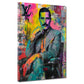 Mercury mit Schmuck im Pop Art Wandbild