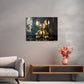 Modernes Pop Art Wandbild als Blickfang im Wohnraum