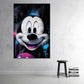 Mickey Graffiti Portrait Wandbild