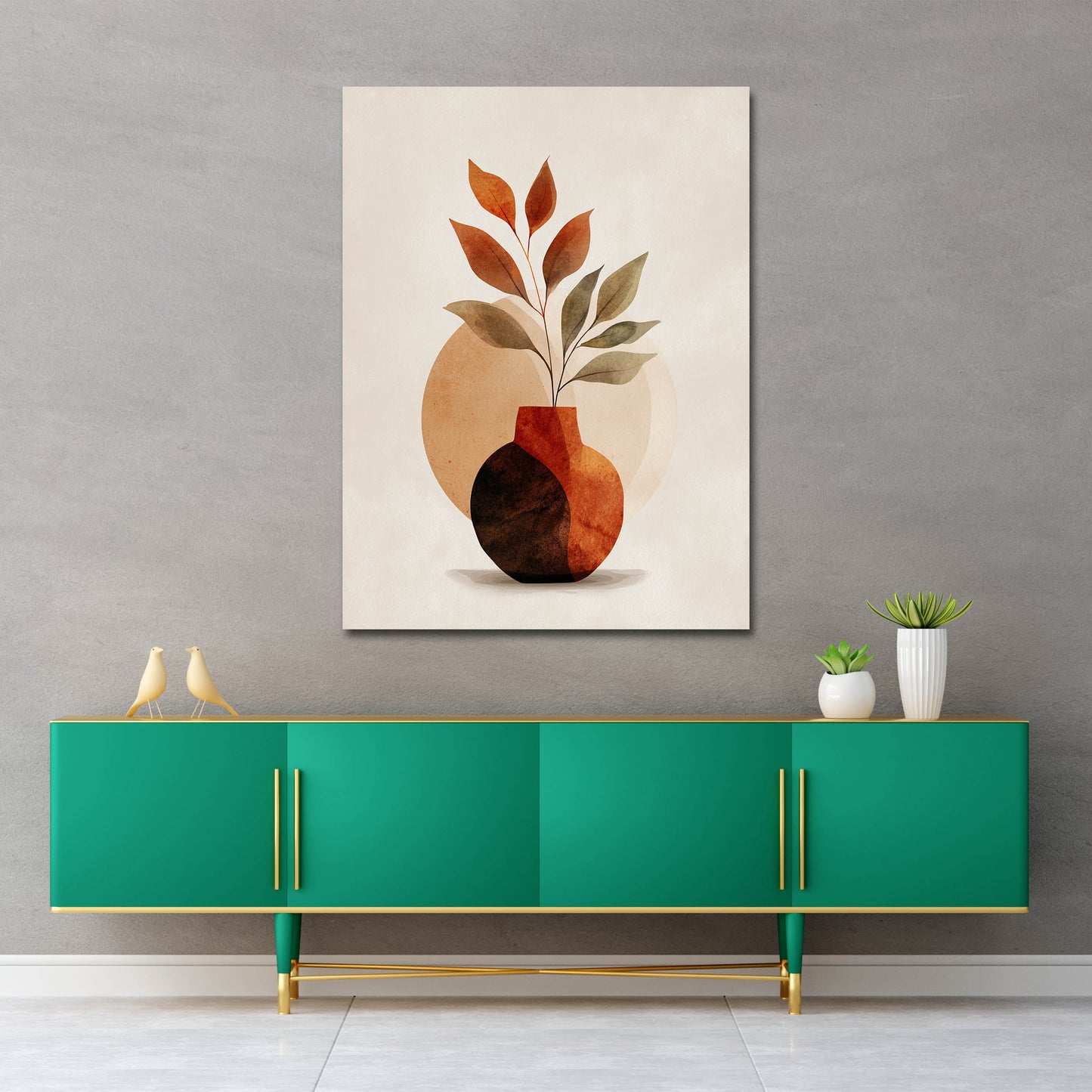 Minimalistische Kunst Boho Wandbild