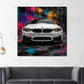 BMW Pop Art Auto Sportwagen Wandbild