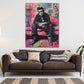 Musiklegende Johnny Cash Retro Pop Art Wandbild