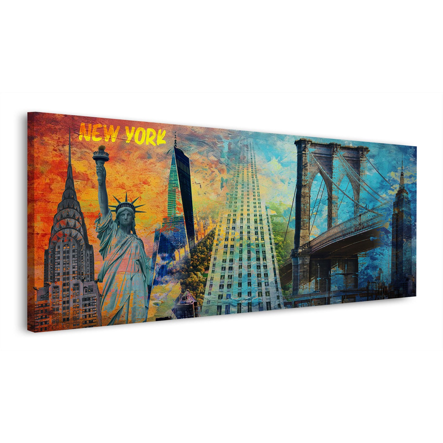 New York USA Pop Art Freiheitsstatue Skyline Wandbild