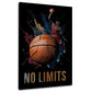 No Limits Basketballlegende Motivation Wandbild