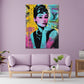 Pop Art Audrey Luxus Style Wandbild