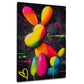 Pop Art Ballon Tier Splash Effekt kreatives Design Wandbild