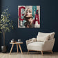 Pop Art Gaga Porträt Frau mit sinnlichem Blick Wandbild