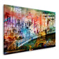 Pop Art Paris Collage Sehenswürdigkeiten Frankreich Wandbild