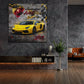 Pop Art Sportwagen Lamborghini Aventador Wandbild