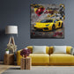 Pop Art Sportwagen Lamborghini Aventador Wandbild