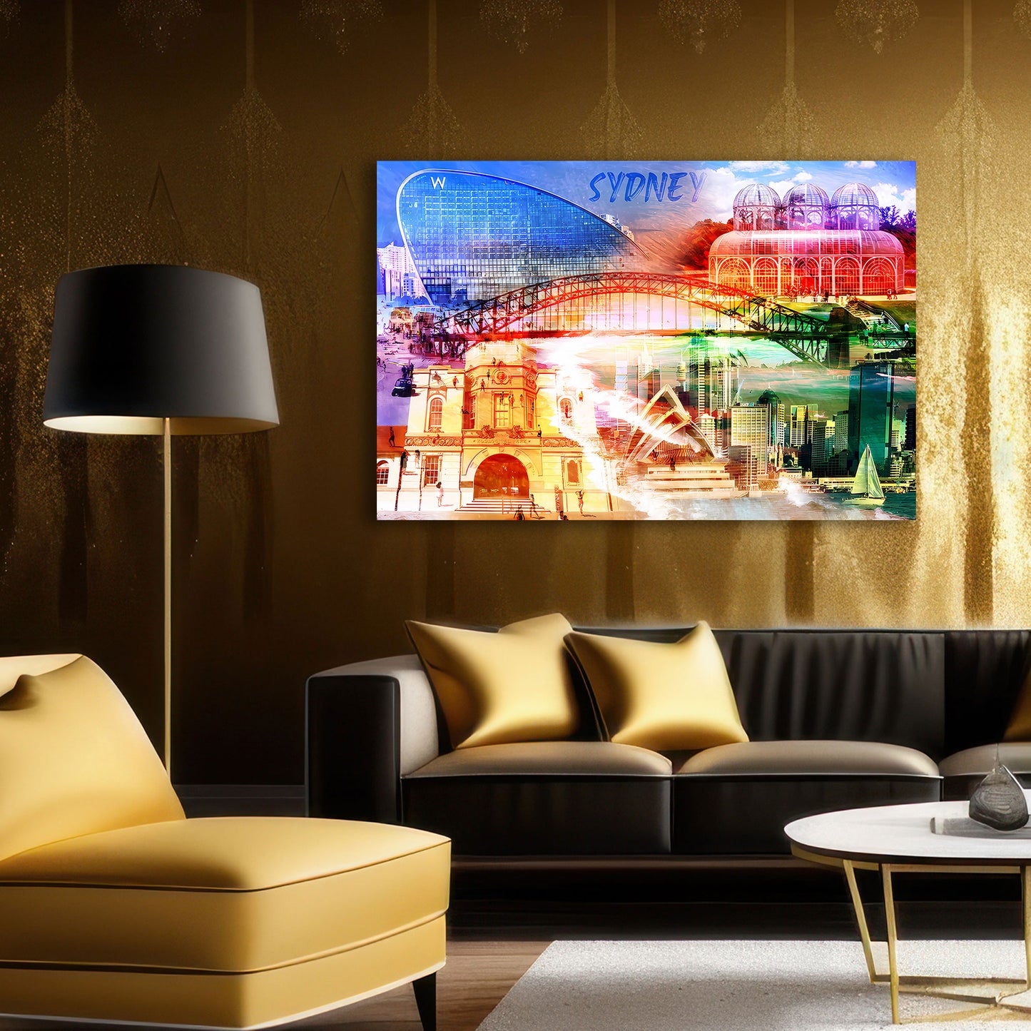 Pop Art Sydney Sehenswürdigkeiten Australien Küste Wandbild