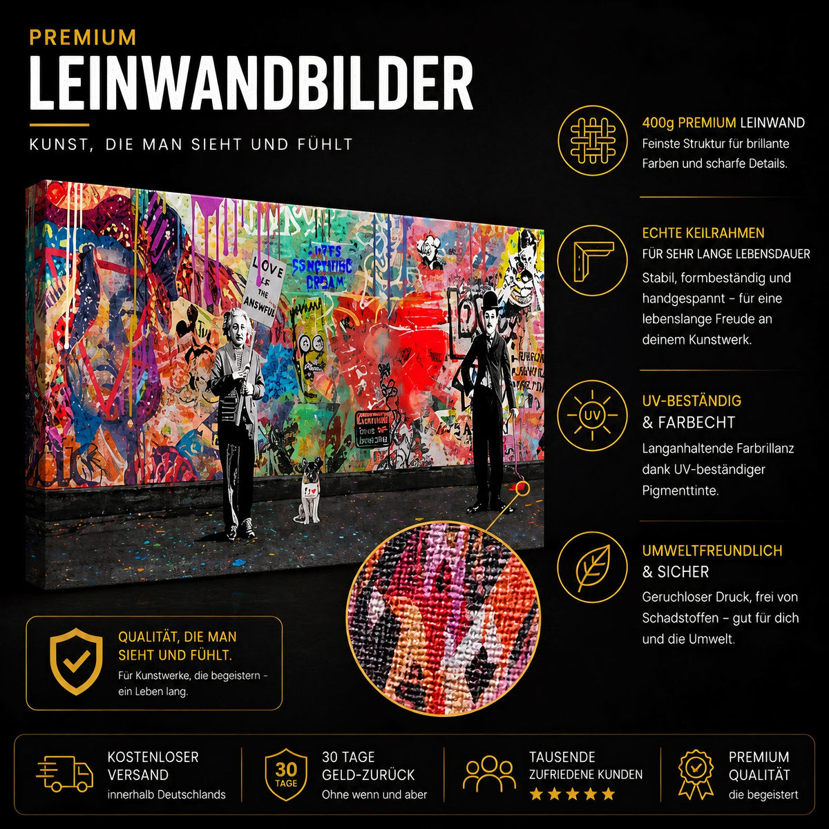 Leinwand Vorderseite