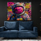 Astronaut Street Art futuristisch kreative Pop Art Wandbild