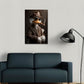 Reiche Ente als Gentleman mit Hut Motivation Wandbild