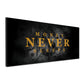 Reichtum Motivation Money Never Sleeps Wandbild