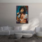 Musik Porträt Wandbild im Hochformat im Wohnraum