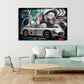 Silberpfeil Mercedes Klassiker Fahrerportrait Motorsport Wandbild