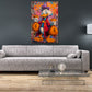 Street Art Comic Ente Business Erfolg Dollar Taschen Wandbild