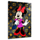 Maus Minnie Style, Pop Art Comic Wandbild Kunstwerk