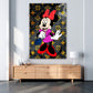 Maus Minnie Style, Pop Art Comic Wandbild Kunstwerk