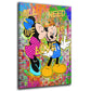 Wandbild Kunstwerk King Mickey Love Is All, Comic