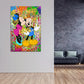 Wandbild Kunstwerk King Mickey Love Is All, Comic