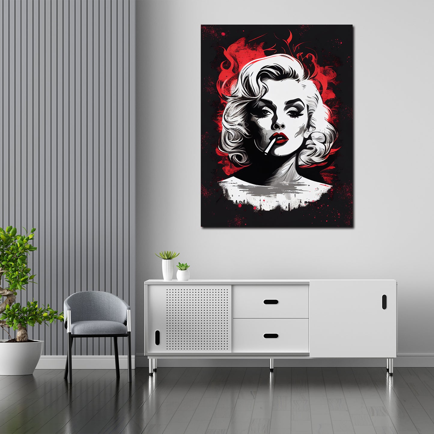 Wandbild Kunstwerk Abstract Lifestyle Marilyn Monroe
