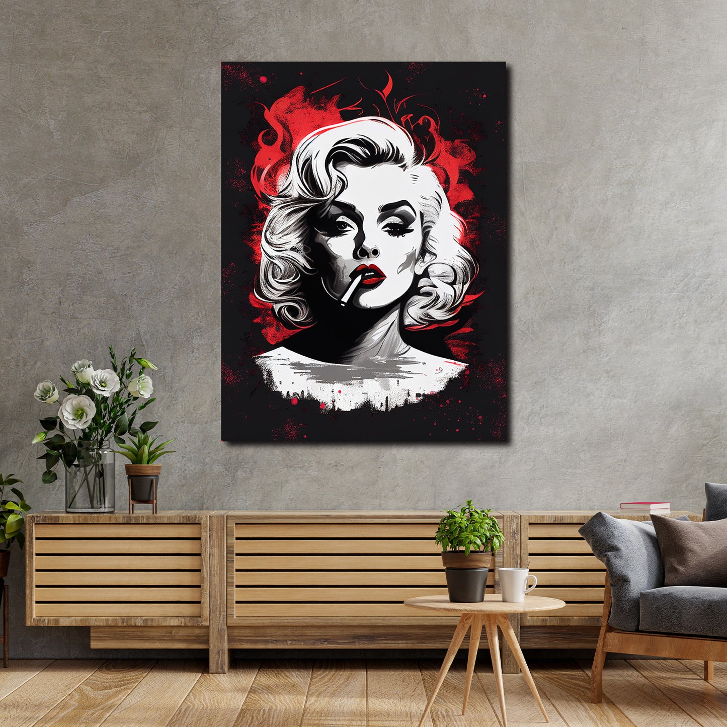 Wandbild Kunstwerk Abstract Lifestyle Marilyn Monroe