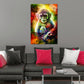 Wandbild Kunstwerk Baby Monkey Pop Art Style